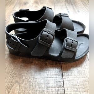 Black rubber Birkenstock